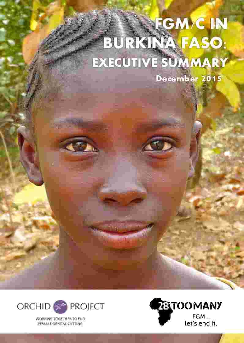Executive Summary: FGM/C in Burkina Faso (2015, English)